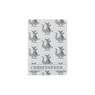Kangaroo Design Personalised Passport Holder