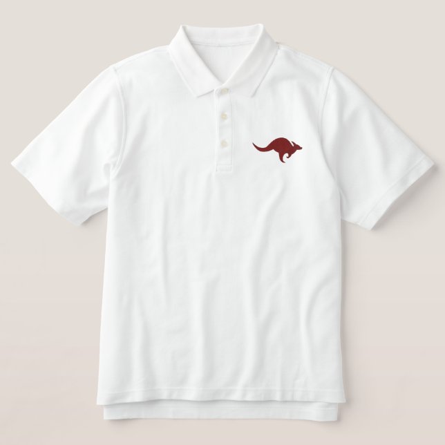 KANGAROO EMBROIDERED POLO SHIRT (Design Front)