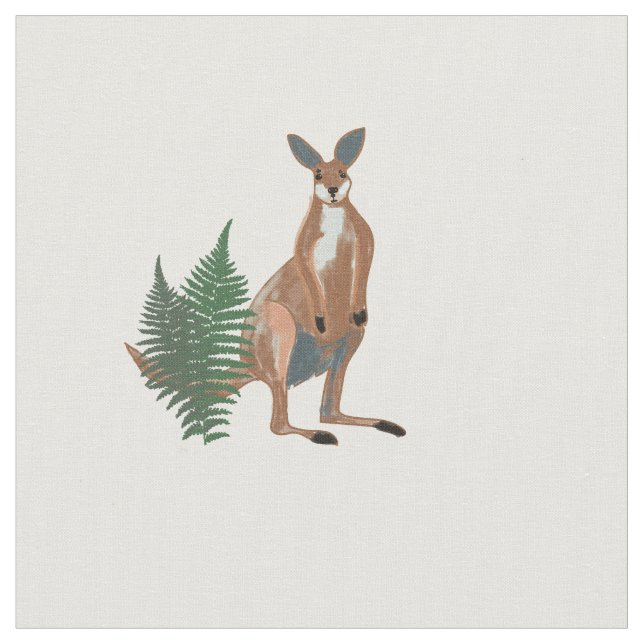 Kangaroo Fabric (Close Up)