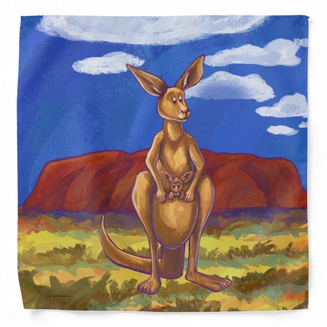 Kangaroo Gifts & Accessories Bandana (Front)