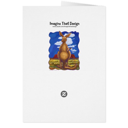 Kangaroo Gifts & Accessories Cards (Back)