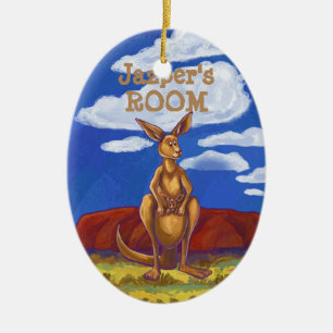 Kangaroo Gifts & Accessories Ceramic Ornament