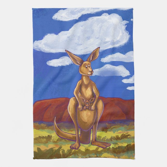 Kangaroo Gifts & Accessories Kitchen Towel (Vertical)