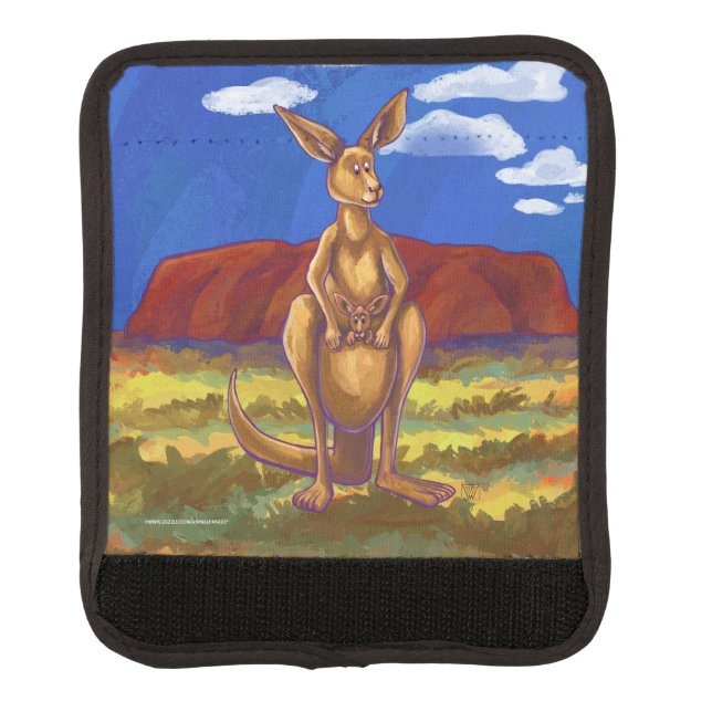 Kangaroo Gifts & Accessories Luggage Handle Wrap (Front)