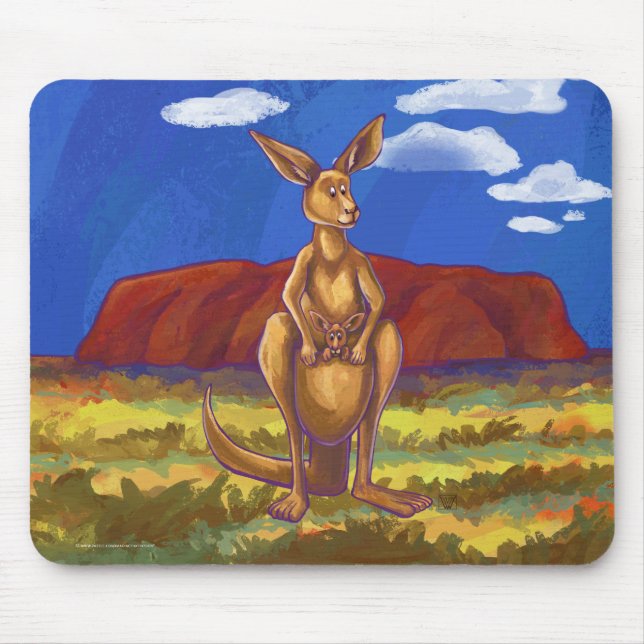 Kangaroo Gifts & Accessories Mouse Pad (Front)
