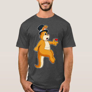 Kangaroo Groom Cylinder Wedding T-Shirt