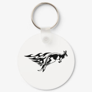 Kangaroo Hopping Keychain