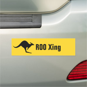 Kangaroo Icon Car Magnet