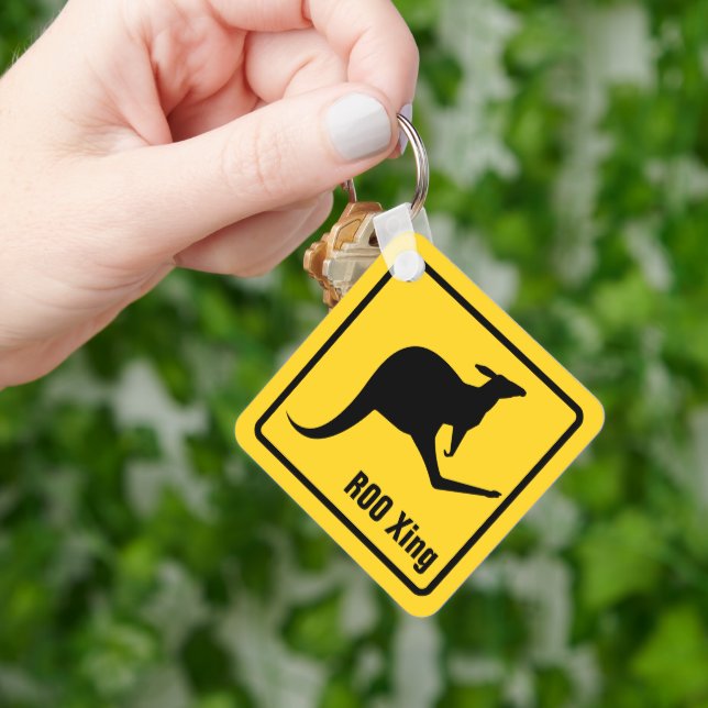 Kangaroo Icon Keychain (Hand)