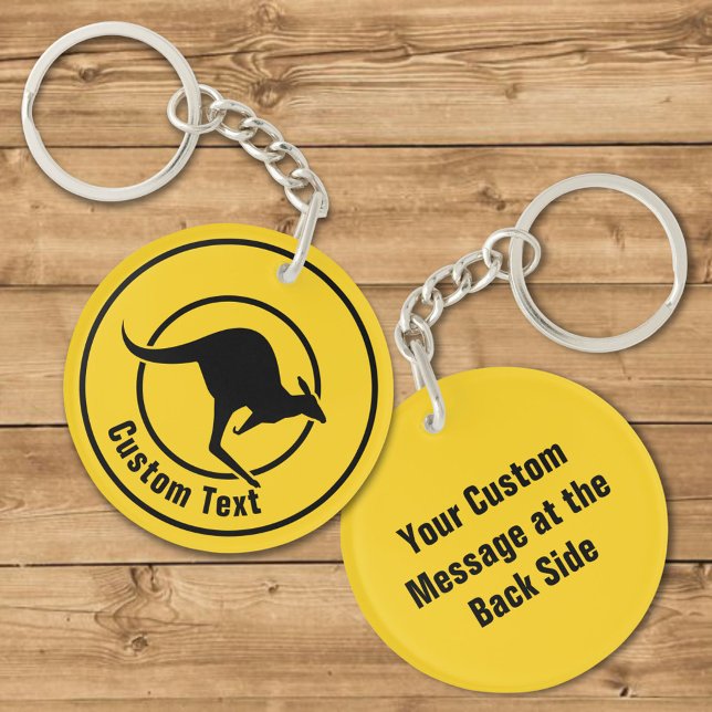 Kangaroo Icon Keychain (Creator Uploaded)