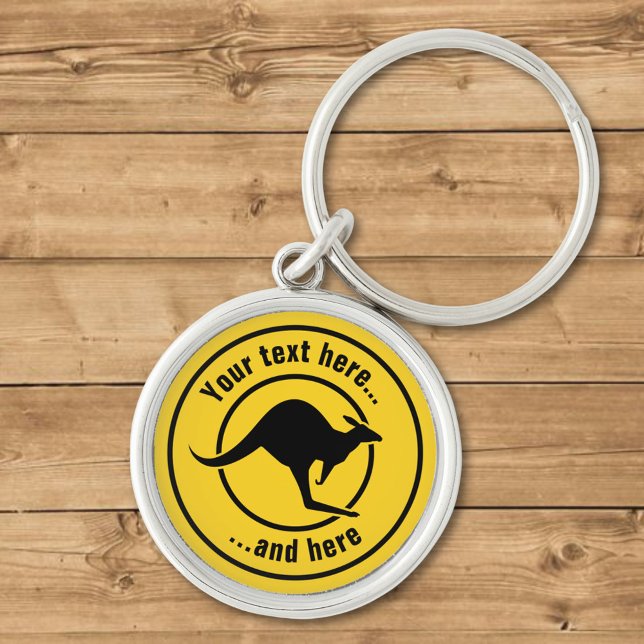 Kangaroo Icon Keychain (Creator Uploaded)