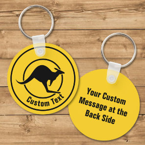 Kangaroo Icon Keychain