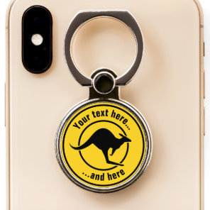 Kangaroo Icon Phone Ring Stand