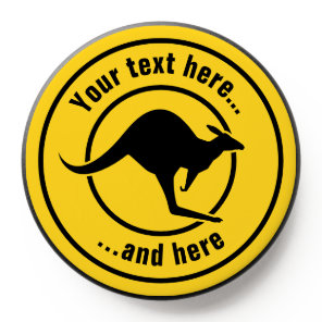 Kangaroo Icon Sign PopSocket