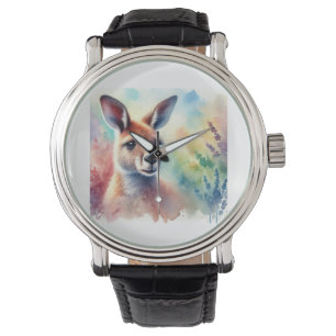 Kangaroo in Natural Harmony 031124AREF113 - Waterc Watch
