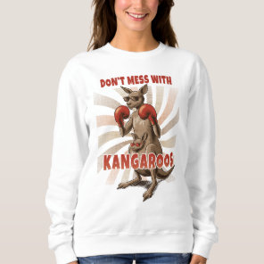 Kangaroo in Sunglasses – Aussie Attitude Graphic Sweatshirt