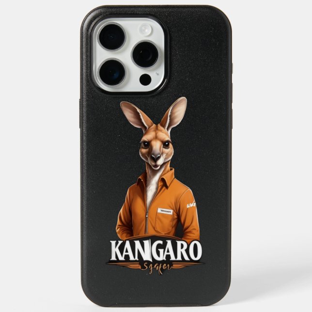 Kangaroo  iPhone 15 pro max case (Back)