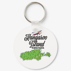 Kangaroo Island Australia map Keychain