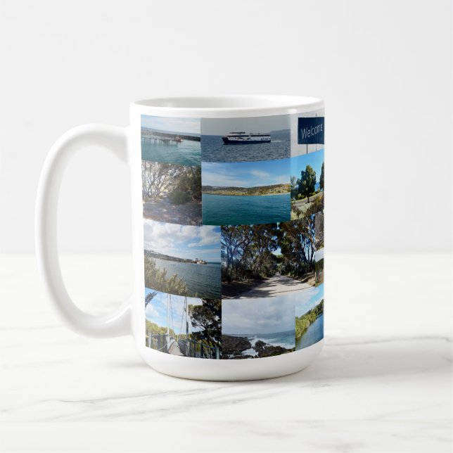 Kangaroo Island, Australia, Photo Collage, Coffee Mug (Left)