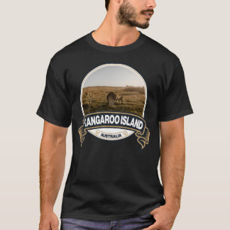 Kangaroo Island Australia Travel Badge T-Shirt