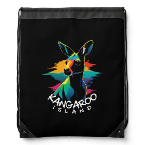 Kangaroo Island Drawstring Bag