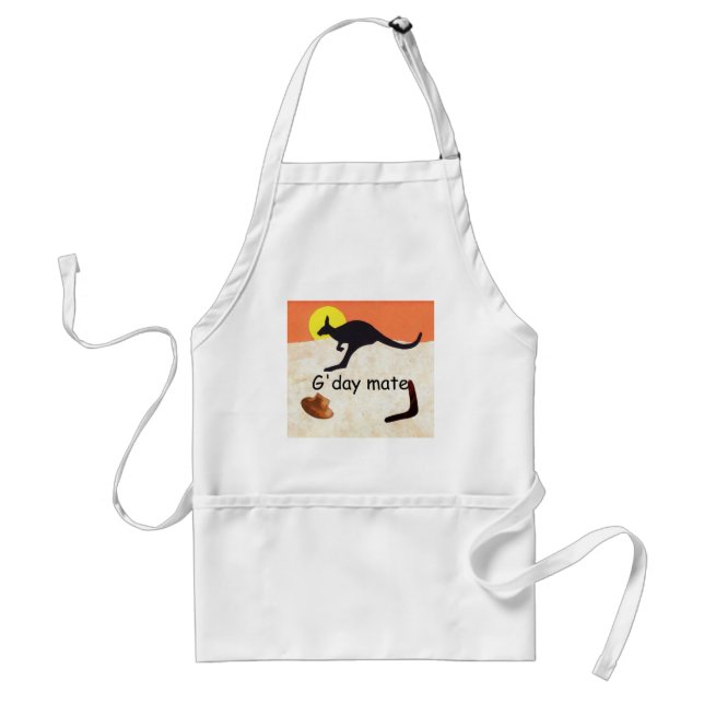 Kangaroo Jillo Adult Apron (Front)