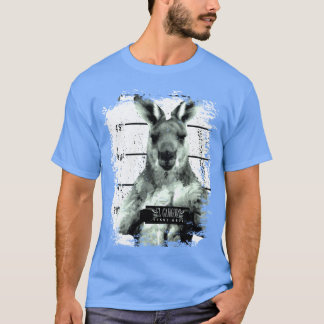 Kangaroo Jumping Animal Gift retro T-Shirt
