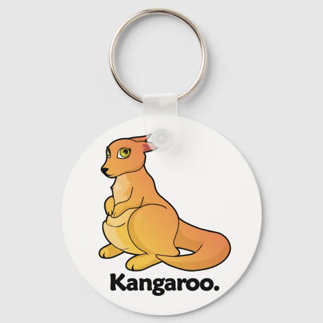 Kangaroo. Kangaroo Keychain (Front)