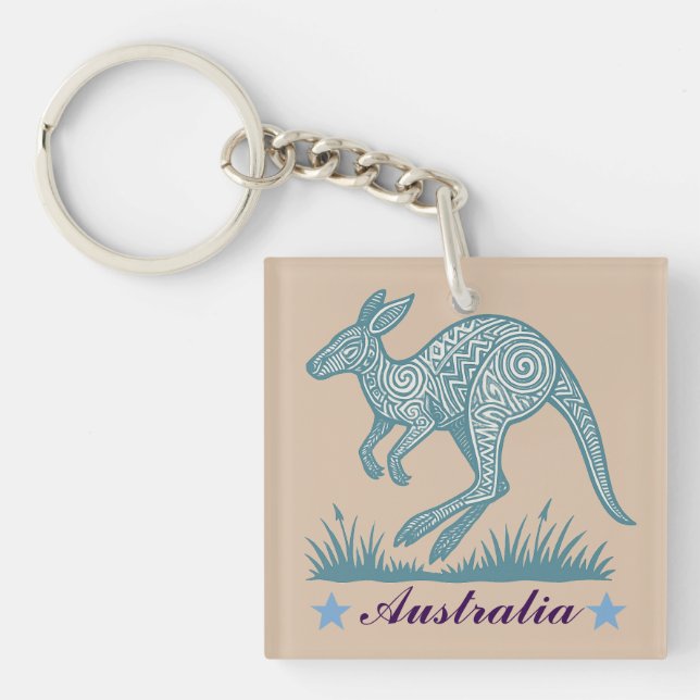 Kangaroo Keychain (Front)