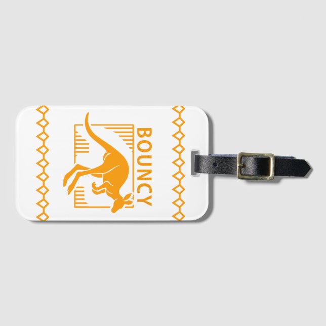 kangaroo luggage tag (Front Horizontal)