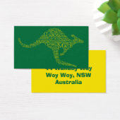 Kangaroo made of Australian slang (Desk)