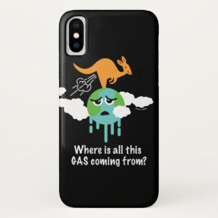 Kangaroo Methane Fart iPhone X Case