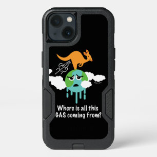 Kangaroo Methane Fart iPhone 13 Case