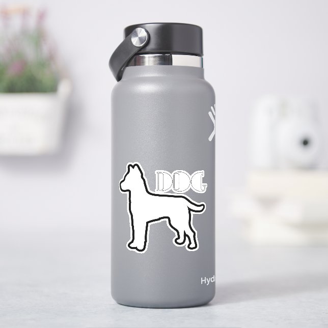 Kangaroo Monogram R  Sticker (HydroFlask)