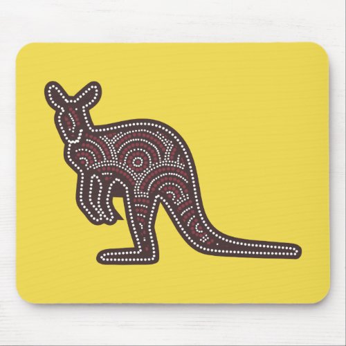 Kangaroo Mosaic Mouse Pad