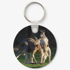 Kangaroo Pair Keychain