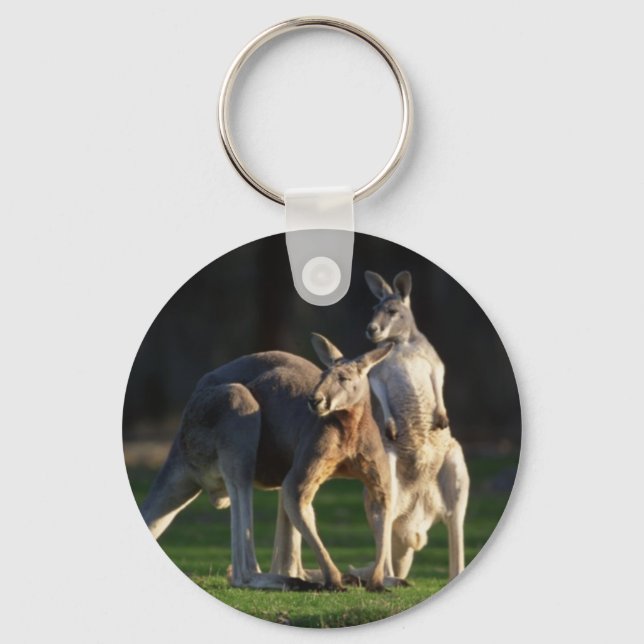 Kangaroo Pair Keychain (Front)