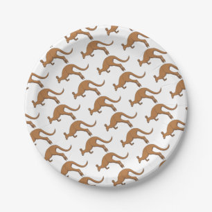 Kangaroo Paper Plates