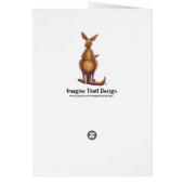 Kangaroo Party Center Cards (Back)