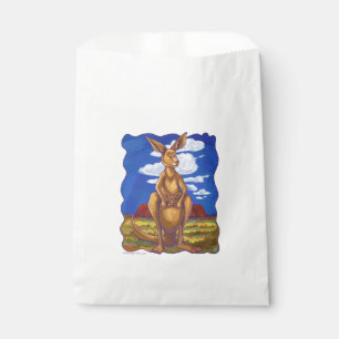 Kangaroo Party Center Favor Bag