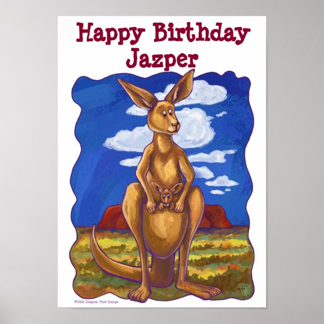 Kangaroo Party Center Poster (Front)