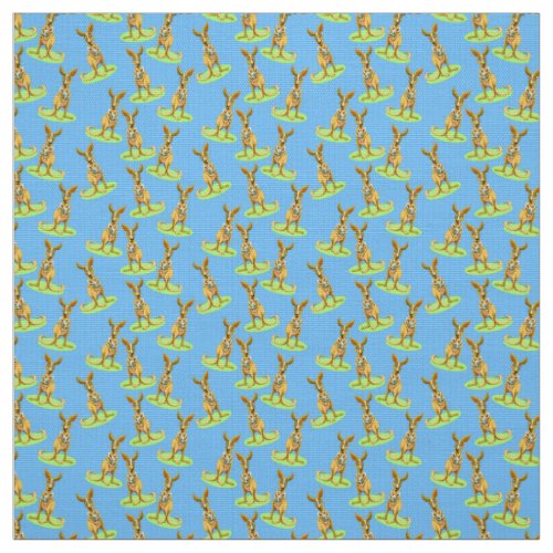 Kangaroo Pattern Fabric