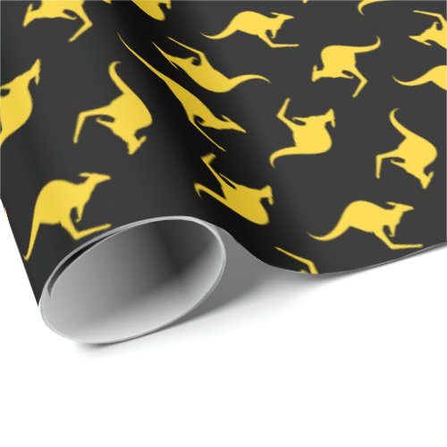 Kangaroo Pattern Wrapping Paper