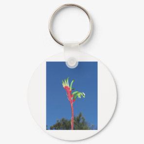 KANGAROO PAW PLANT KEYCHAIN