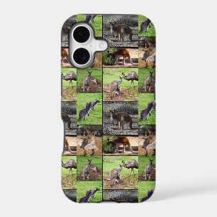 Kangaroo Photo Collage , iPhone 17 Case