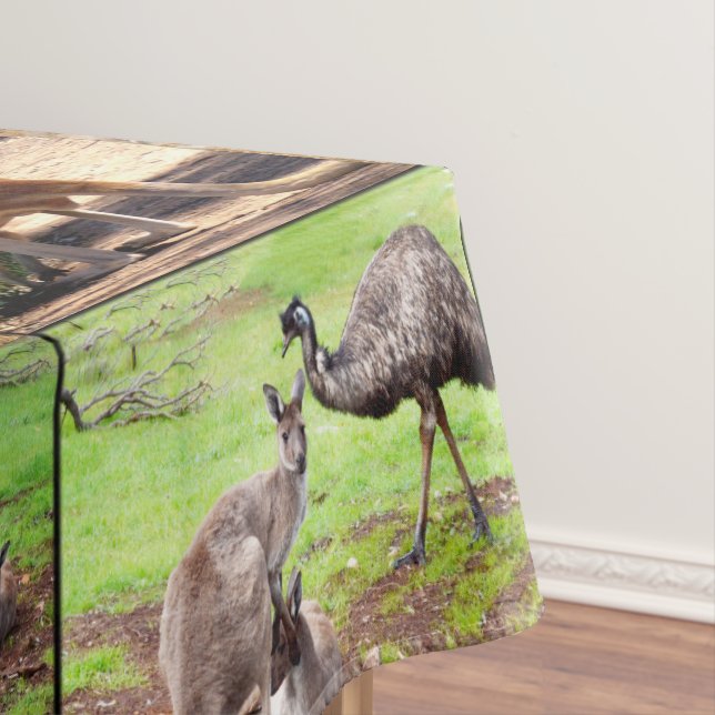 Kangaroo Photo Collage, Tablecloth (In Situ)