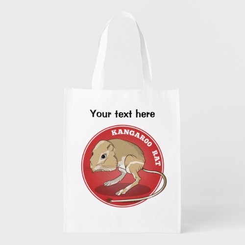 Kangaroo Rat Picture Grocery Bag