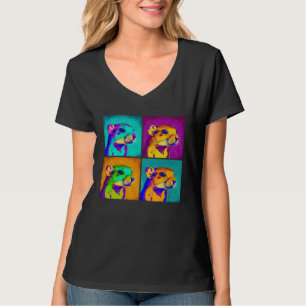 Kangaroo Rat Pop Illustration Colorful Animal Men T-Shirt