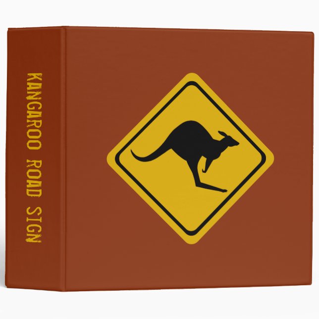 kangaroo road sign binder (Front/Spine)