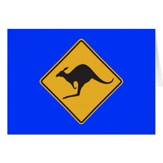Kangaroo sign cards (Front Horizontal)
